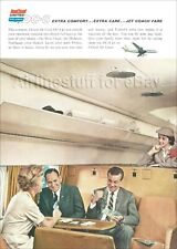 1960 UNITED AIR LINES Douglas DC-8 JET MAINLINER Lounge ad airlines advert picture