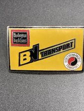 Northern Pacific BN Transport Burlington Trucklines Vintage Pin picture