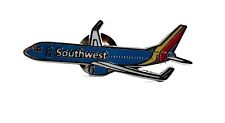 Southwest Airlines Boeing 737-800 New Hue Jet Airplane Logo Tack Lapel Pin Pilot picture