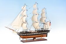Seacraft Gallery USS CONSTITUTION  Painted Handcrafted Ship Boat Model 90cm Gift picture