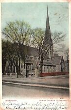 Vintage Postcard 1906 Christ Catholic Church Cathedral Montreal Canada Religious picture