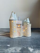 Vintage Pearl Pastel Colored Light Up Night Light Sand Castle  picture