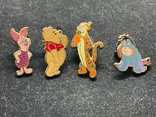 Disney 4 Pin Set DLP DLRP Pooh & Gang Friends Piglet Winnie Tigger Eeyore 12096 picture