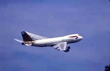 Original colour slide Boeing 747-400 of British Airways picture