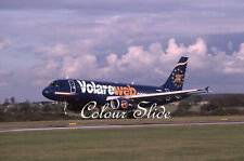 Volare Airbus A320-232 I-PEKU, Luton, 10.04, Colour Slide, Aviation Aircraft picture