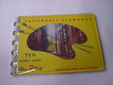 VTG CALIFORNIA REDWOODS ADVERTISING 10 PICTURE BOOK picture