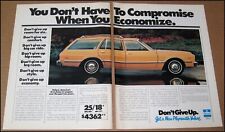1978 Plymouth Volare 2-Page Print Ad Car Auto Advertisement Spalding Top-Flite picture