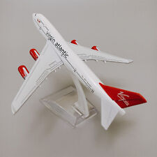 British Virgin Atlantic Boeing B747 Airlines Airplane Model Plane Alloy 16cm picture