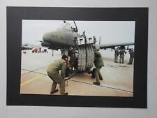 AIRFORCE PRINT:FAIRCHILD A-10A THUNDERBOLT  II- RELOADING GAU-8/A AVENGER CANNON picture