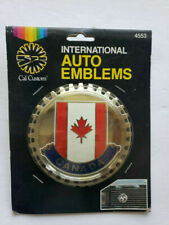 Vintage Collector's Auto Badge Canada Metal Emblem New 1983 International V2 picture
