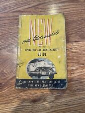 Vintage 1946 Oldsmobile Operating And Maintenance Guide picture