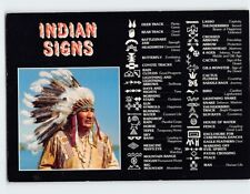 Postcard American Indian Signs picture