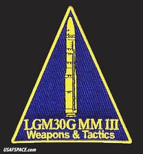 USAF 321st MISSILE SQ-321 MS- LGM-30G MM III-ICBM -F E WARREN AFB-ORIGINAL PATCH picture