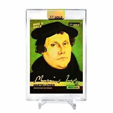 MARTIN LUTHER Holographic Art Card 2023 GleeBeeCo Holo Figures #MRPR *GOLD* 1/1 picture