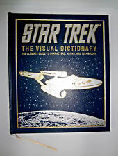 Star Trek RARE: The Visual Dictionary Leather Gilted DK Publishing ~Excellent picture