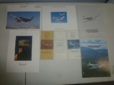 200 VINTAGE GENERAL AVIATION AIRCRAFT MANUFACTURERS BROCHURES-CESSNA-BEECH-ETC. picture
