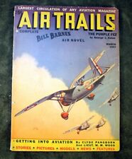 Air Trails Aviation Magazine 1937 Current Air Event Photos Modern Airplanes picture
