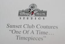 Walt Disney World Disney MGM Studios BUSINESS CARD 2001 Sunset Club Couture WDW picture