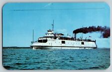 Postcard MI SS City of Cheboygan Ferry St. Ignace to Mackinac City, Michigan picture