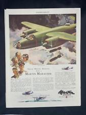 Magazine Ad* - 1943 - Martin Aircraft - WW 2 - B-26 Marauder picture