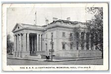Baltimore Maryland MD Postcard The DAR Or Continental Memorial Hall Scene 1910 picture