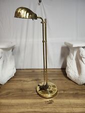 Mcm Vintage Gold Hollywood Regency Clam Shell Adjustable Height Floor Lamp picture