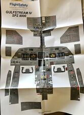 Flight Safety Gulfstream IV with SPZ-8000 Instrument Panel Poster GIV picture
