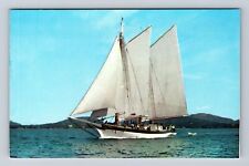 East Blue Hill ME-Maine, Passenger Schooner Stephen Taber, Vintage Postcard picture