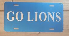 Go Lions Licence Plate picture