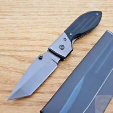 KABAR Warthog Knife 3Cr13 Stainless Steel Black Tanto Blade and Black G10 Handle picture
