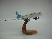 A-319 Independence Air Airplane Desktop Kiln Dry Wood Model  Reg picture