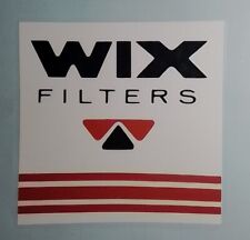 WIX FILTERS - Vintage 1960’s 70s Racing Decal Vinyl Sticker 4x4  Square NOS 🔥 picture