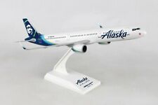 SKYMARKS (SKR982) ALASKA AIRLINES A321NEO 1:150 SCALE PLASTIC SNAPFIT MODEL picture