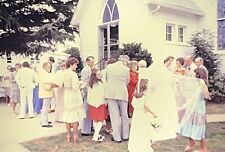 Vintage 35mm Slide Photo Wyoming Delaware Broad Street Wedding Church 1980 b picture