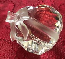 Swarovski Crystal 7480 000 001 Sweet Heart Figurine 210035 Frosted Bow No Box picture