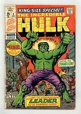 Incredible Hulk Annual #2 VG+ 4.5 1969 picture