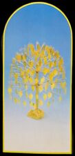 Vintage MID CENTURY Gold Leaf Wire Money Tree of Life  Sculpture MCM Original  picture