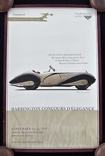 2007 First Barrington Concours Poster 1937 Delahaye 135M Michael Furman picture