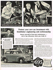 Vintage 1941 Magazine Ad Studebaker Assure Yourself Low Cost Maintenance  picture
