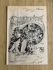 Creation Comix 1984 Program - Signed 8x by Claremont, Simonson, Sienkiewicz, etc picture