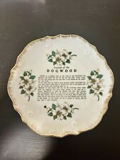 Vintage Decorative Plate : Dogwood Flower picture