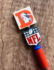 Football pens NFL throwback logos. Broncos & Browns. Gift.basket filler.collect picture