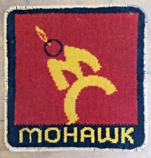 Vintage Mohawk Carpet Mills Rug Sampler Amsterdam NY Indian Logo Advertising picture