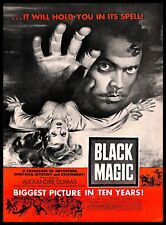 1949 Black Magic Movie Vintage PRINT AD Cinema Art Illustration Alexandre Dumas  picture