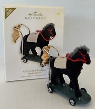Christmas Ornament A Pony For Christmas Hallmark Keepsake Special Edition 2008 picture