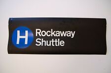 New York City Subway H Rockaway Shuttle Roll Sign R32 MTA NYC TA picture