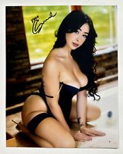 Chloe Surreal Busty Asian Adult Film Star Signed 8X10 Photo Model Dancer AVN picture