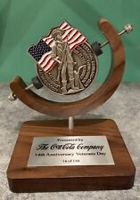 2013 Coca-Cola Veterans Day RARE Challenge Coin VIP Box Set Numbered To 150 picture