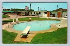 Kenedy TX-Texas, Blue Bonnet Motel Advertising Antique, Vintage Postcard picture