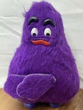 1970s GRIMACE PLUSH by Remco McDonalds McDonaldland Characters No Tag picture